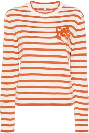 Maison Kitsuné Pull Fox Head en maille intarsia