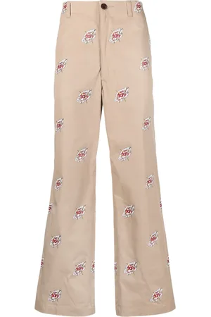 JUNYA WATANABE X Roy Lichtenstein pantalon chino en coton