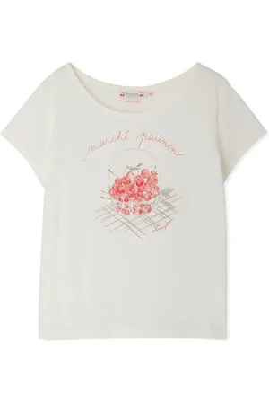 BONPOINT T-shirt en coton à logo imprimé