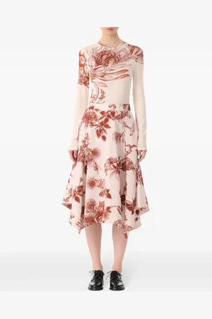 Jason Wu T-shirt fleuri à manches longues