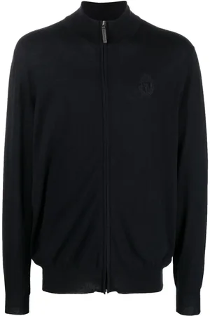 BILLIONAIRE Pull Crest à fermeture zippée