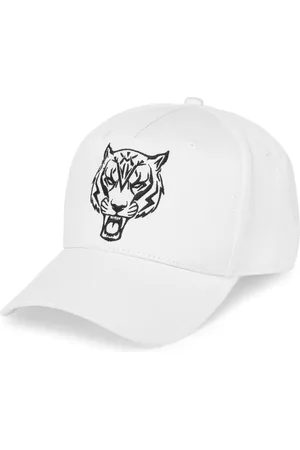 Philipp Plein Casquette Tiger en paille