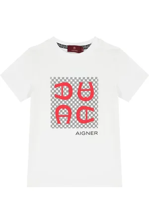Aigner T-shirt en coton à logo imprimé