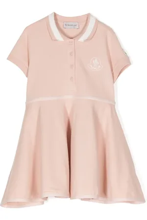 Moncler Robe-chemise à col polo