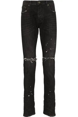 Purple Brand Jean slim à effet usé