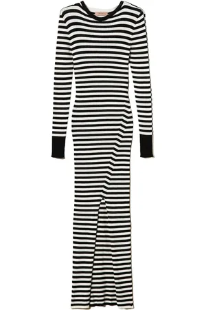 Twin-Set Robe en maille à rayures