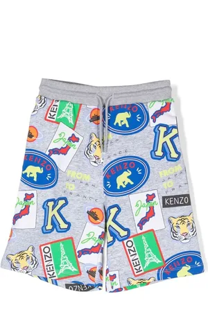 Kenzo Short imprimé à rayures latérales