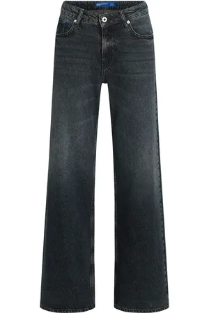 Karl Lagerfeld Jean ample à taille mi-haute