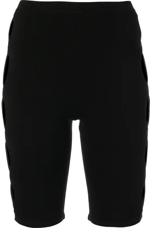 DION LEE Short en maille à découpes