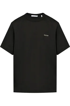 Helmut Lang T-shirt en coton à plaque logo