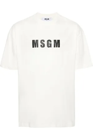 Msgm T-shirt en coton à logo imprimé
