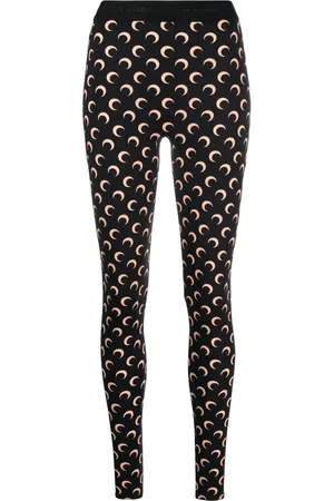 Marine Serre Legging Fuseaux Moon à taille haute