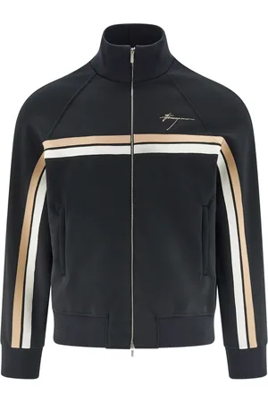 Salvatore Ferragamo Veste zippée à logo gravé