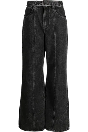 Izzue Jean ample à taille ceinturée