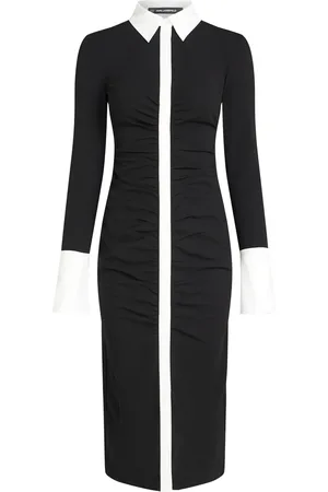 Karl Lagerfeld Robe-polo à manches longues