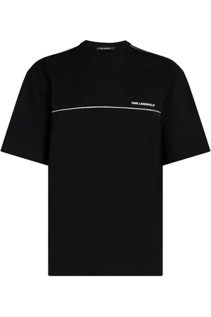 Karl Lagerfeld T-shirt à design réfléchissant