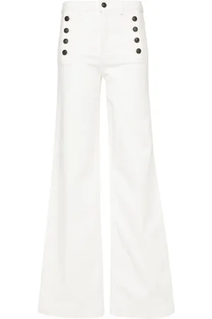 Twin-Set Jean évasé à taille haute