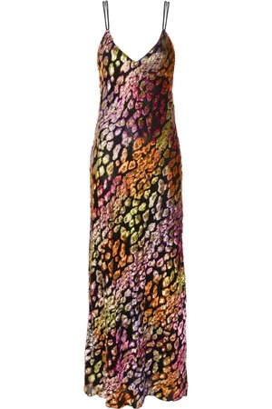 FORTE FORTE Robe longue à motif léopard