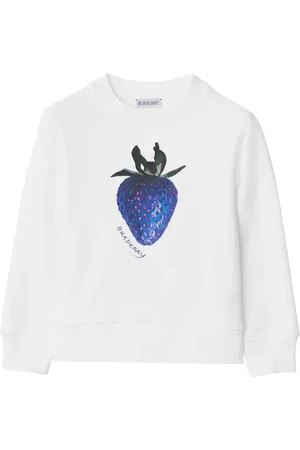 Burberry Sweat en coton à imprimé fraise