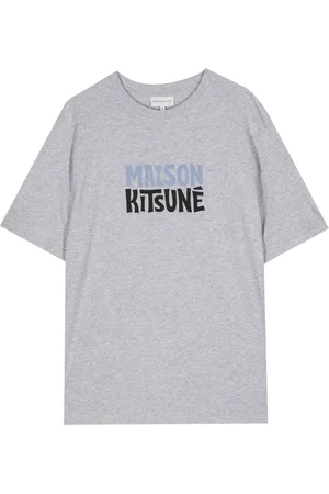 Maison Kitsuné T-shirt en coton à logo imprimé