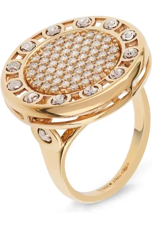 Officina Bernardi Bague Sequence en 18ct pavée de diamants