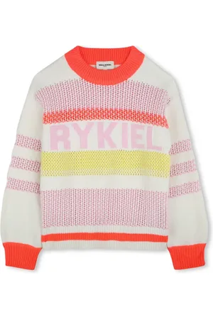 Sonia Rykiel Enfant Pull à logo intarsia