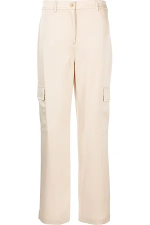 Michael Kors Pantalon droit à fini satiné