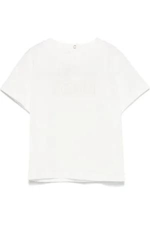 Fendi T-shirt à logo brodé