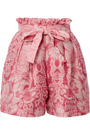 Erdem Short noué à fleurs en jacquard