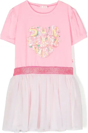 Billieblush Robe ornée de sequins à manches courtes