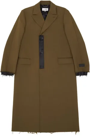 Maison Margiela Manteau Numeric Signature à simple boutonnage