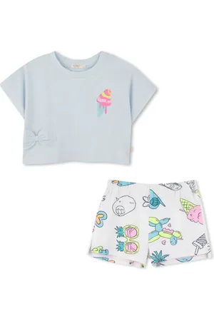 Billieblush Ensemble haut-short à imprimé graphique