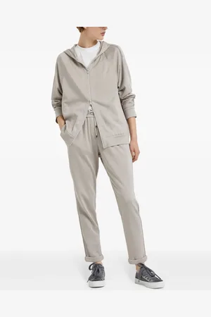 Brunello Cucinelli T-shirt à ornements métalliques