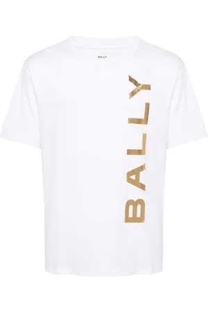 Bally T-shirt en coton biologique à logo imprimé