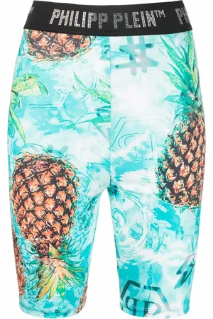 Philipp Plein Short de cyclisme Pineapple Stones Stones