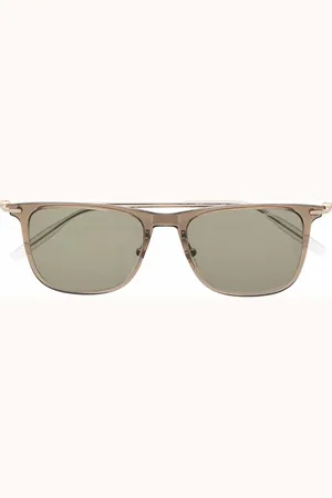 Montblanc Lunettes de soleil teintées à monture carrée