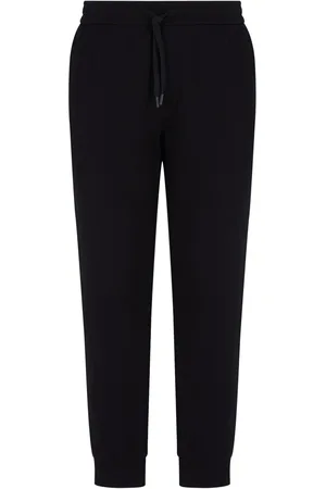 Armani Exchange Pantalon de jogging à logo brodé