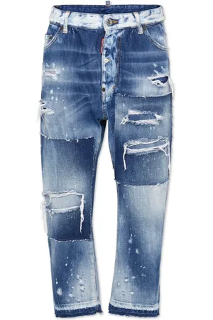 Dsquared2 Jean court à design patchwork