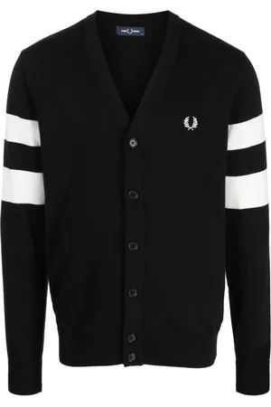 Fred Perry Cardigan boutonné à logo brodé