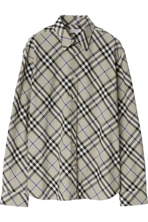 Burberry Chemise en coton à carreaux