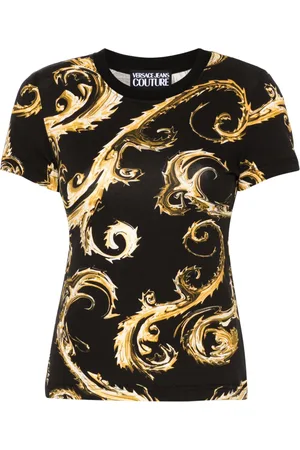 VERSACE T-shirt Chromo Couture en coton