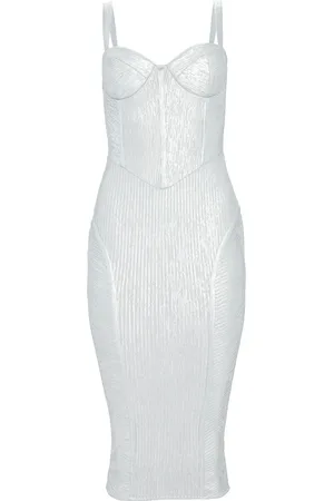 Retrofete Robe mi-longue Zora à design sans manches