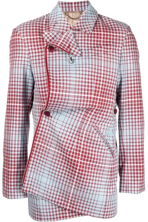 Charles Jeffrey Loverboy Veste à carreaux