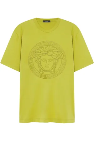 VERSACE T-shirt à motif Medusa brodé