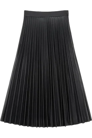 Maison Margiela Jupe mi-longue à design plissé