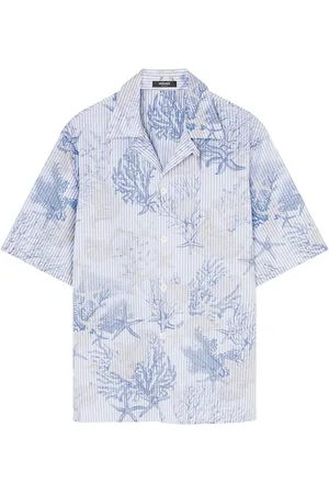 VERSACE Chemise Barocco Sea à rayures