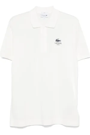 Lacoste Polo à imprimé graphique