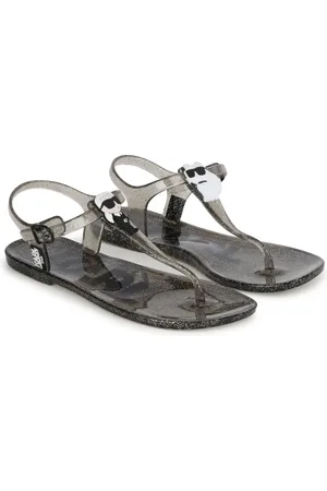 Karl Lagerfeld Sandales Ikonik Karl & Choupette à design transparent