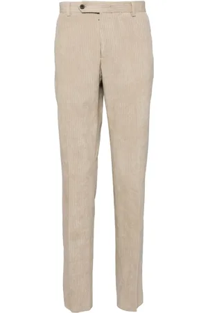 MAN ON THE BOON. Pantalon en velours côtelé à coupe fuselée