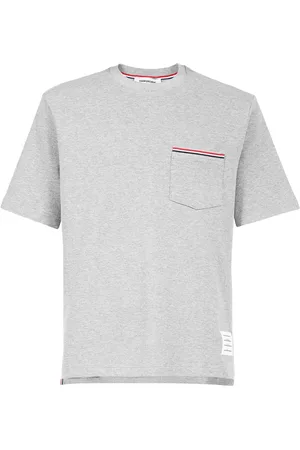 Thom Browne T-shirt à poche plaquée